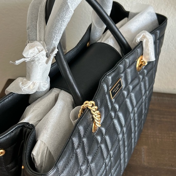 NWT - Kate Spade - Evelyn Quilted Medium Convertible Shopper Bag - Picture 3 of 13